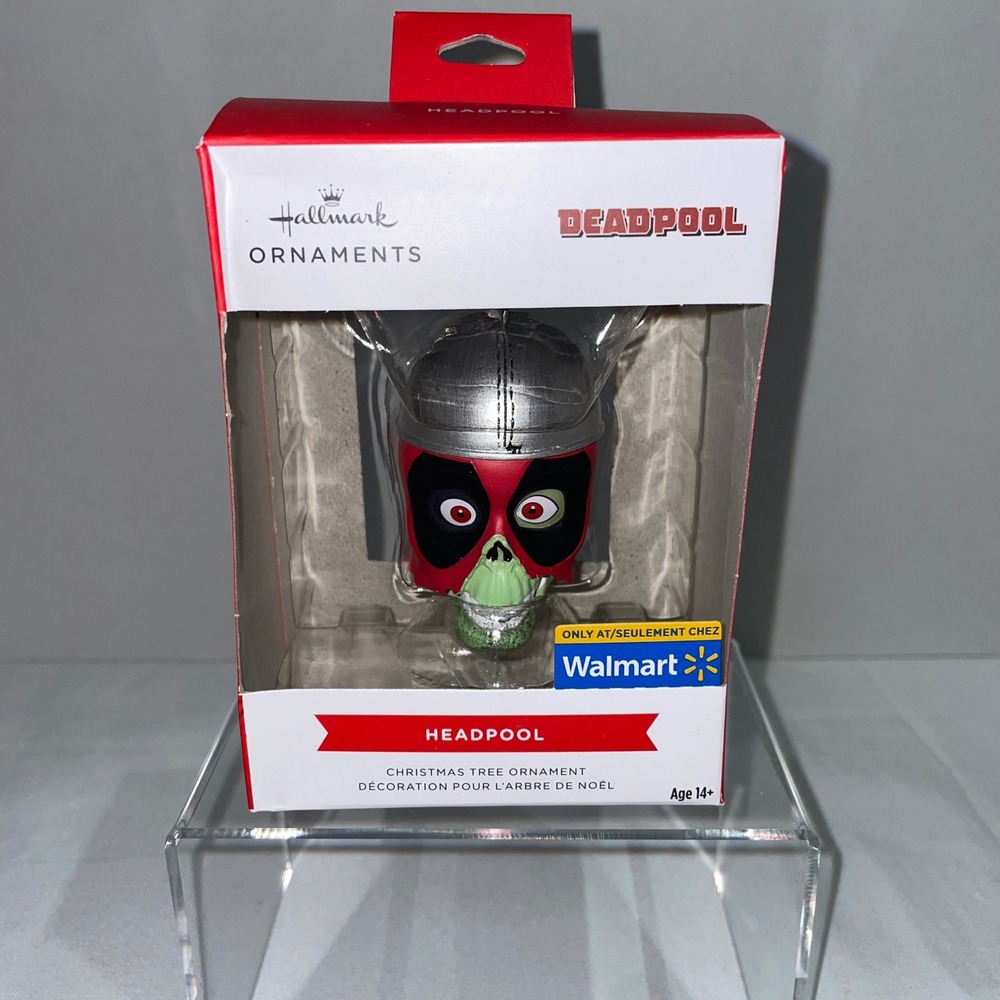 Hallmark Marvel Deadpool Headpool‎ Christmas Ornament Walmart Exclusive New